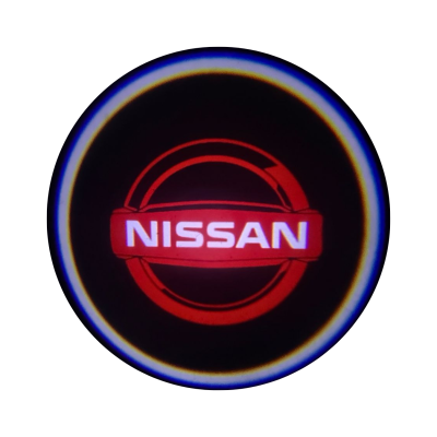 !РАСПРОДАЖА! Проекция логотипа NISSAN Красный (069)
