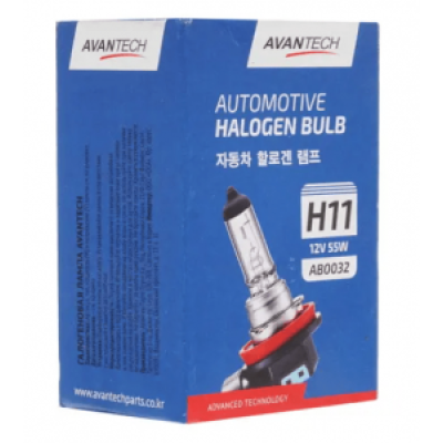 Лампа галогенная Avantech H11 (PX26d) 12V, 55W