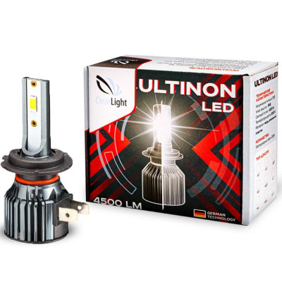 Светодиодная лампа ClearLight Ultinon H7 4500 lm 6000K 12W, 12V (15-14.5) (компл 2шт)