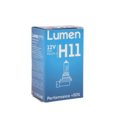 Лампа галогенная Lumen Performance +50% H11(PGJ19-2) 55W