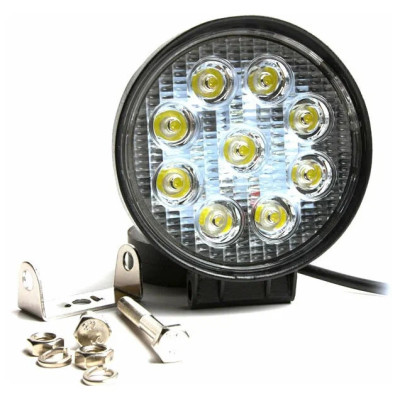 Светодиодная фара Lumen 27WR STE (Spot), 9-32V, Epistar 9*3W, 130*117*63mm