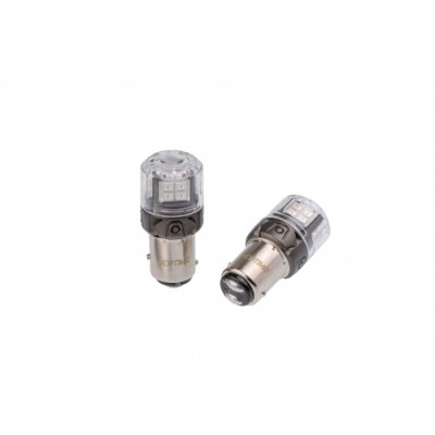 !РАСПРОДАЖА! Светодиод Optima ОНИКС, P21/5W (BAY15D) RED, 12V 180*, разноуровн