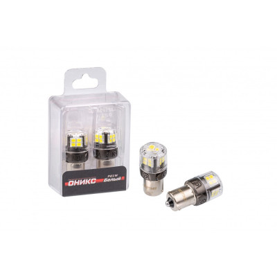 !РАСПРОДАЖА! Светодиод Optima ОНИКС, P21W (BA15s) WHITE, 12V