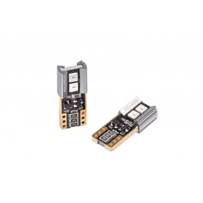 Светодиод Optima Premium 220Lm, W5W (T10) LG Chip, SPECIAL CAN, 2.5W, RED 12V Специальная обманка (к