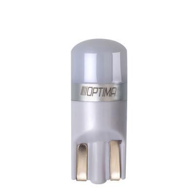Светодиод Optima Premium 80Lm RED, W5W (T10) LG Chip 0.84W, 12V (компл. 2шт)