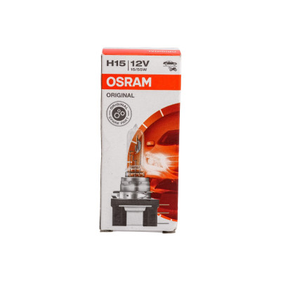 Лампа галогенная Osram H15 (PGJ23t-1) 12V 15/51W