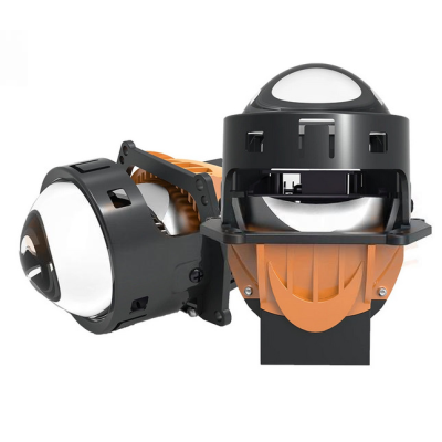 Светодиодные линзы Carson CS9 mini DoubleChip 9+1 OSRAM, 3.0", 12V, 65/75W, 5000K (компл. 2шт)