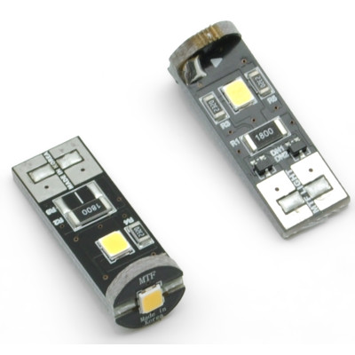 Светодиод MTF W5W CAN-BUS 5000K NEW, 12V (компл 2шт.)