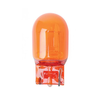 Лампа T20 Koito 1870A WY21w (W3x16q) 1-конт 12Vоранжевая