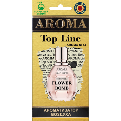 Ж21 Ароматизатор воздуха картон Top Line №44 Flower Bomb Viktor & Rolf