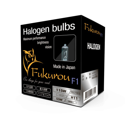 Лампа галогенная Fukurou F1 H11 12V 55W (115W)