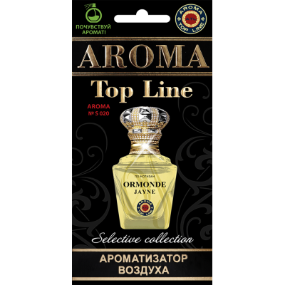 !РАСПРОДАЖА! S020 Ароматизатор воздуха картон Top Line Ormonde Jaine Ormonde Man (выводим)