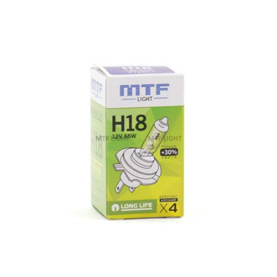 Лампа галогенная MTF Standard +30% H18 12v 60/55w
