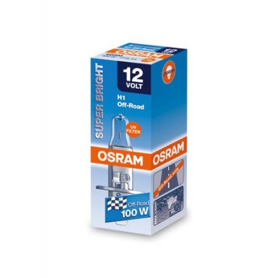 !РАСПРОДАЖА! Лампа галогенная Osram Super +30% H1 (P14,5s) 12V 55W
