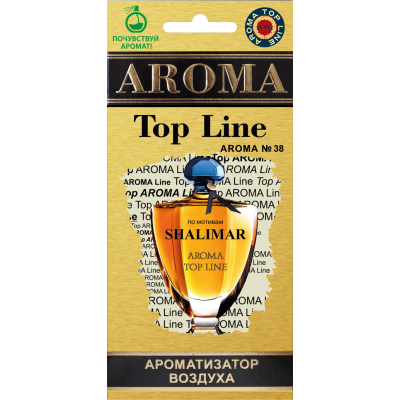 Ж18 Ароматизатор воздуха картон Top Line №38 Shalimar Guerlain