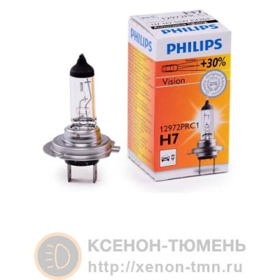 Лампа галогенная Philips Premium Vision +30% H7 (PX26d) 12V 55W