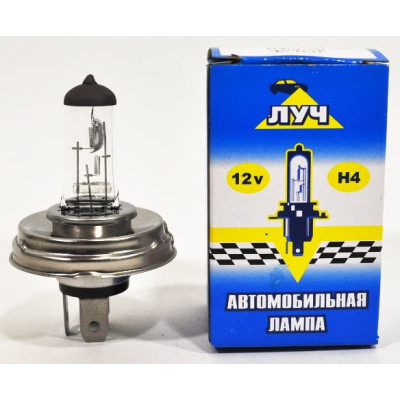 !РАСПРОДАЖА! Лампа галогенная Луч H4 (P43t) 24V 75/60W