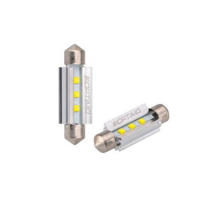 Светодиод Optima Premium, C5W, 42мм, CREE, CAN-BUS, 5100K, 12V (2 шт)