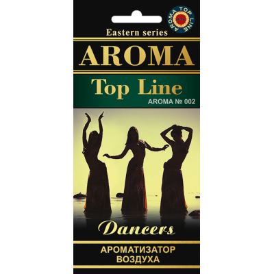 !РАСПРОДАЖА! В02 Ароматизатор воздуха картон Top Line №002 DANCERS