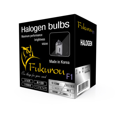 Лампа галогенная Fukurou F1 H1 12V 55W (115W)