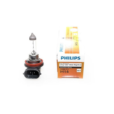 Лампа галогенная Philips H16 (PGJ19-3)  12V 19W