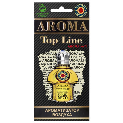 М35 Ароматизатор воздуха картон Top Line №71 Shaik 70 (выводим)