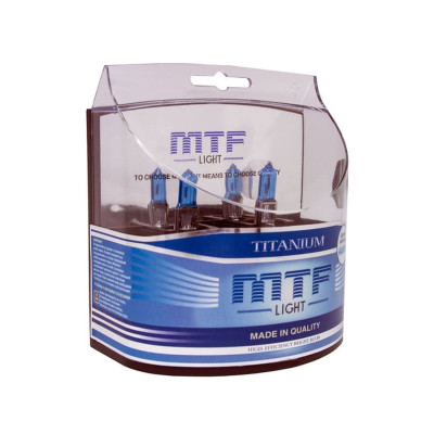 !РАСПРОДАЖА! Лампа галогенная MTF Light Titanium H1 12V 55W (1шт.)
