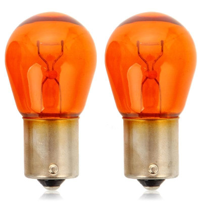 Лампа BAU15s SVS PY21W 1-конт 12V 21W жёлтая смещённый цоколь