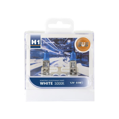 !РАСПРОДАЖА! Лампа галогенная SVS White 5000K H1 70W white, 24V