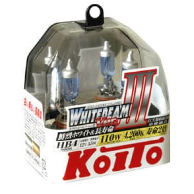 Лампа галогенная Koito Whitebeam III HB4 12V 55W (2шт.)