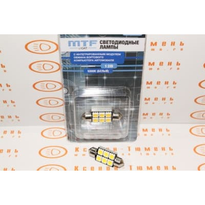 !РАСПРОДАЖА! Светодиод MTF C5W 36 mm 12V CAN-BUS 6 smd 5000K