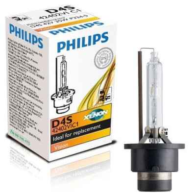 !РАСПРОДАЖА! Лампа ксеноновая Philips D4S 42402VIC1 Vision  коробка