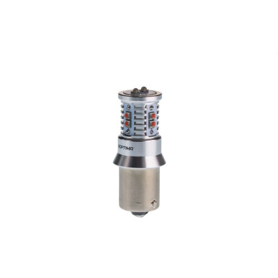 !РАСПРОДАЖА! Светодиод Optima MINI, PY21W (BAU15S) YELLOW, CAN, CREE XB-D*10, 2800K, 12V 150*