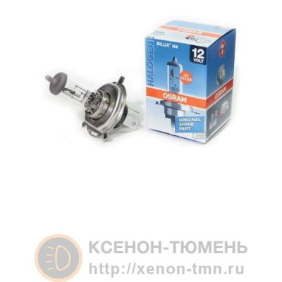 Лампа галогенная Osram H4 (P43t) 12V 60/55W