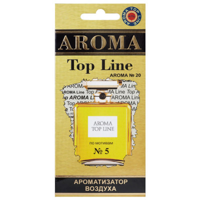 Ж09 Ароматизатор воздуха картон Top Line №20 Chanel №5