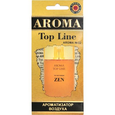 Ж15 Ароматизатор воздуха картон Top Line №32 Shiseido ZEN (выводим)