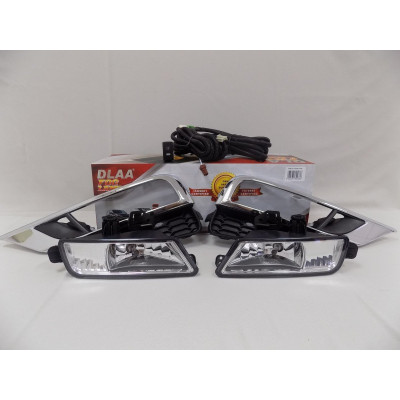 !РАСПРОДАЖА! Фара противотуманная HD-796 (Honda CRV 2015- on), хром, провода, кнопка