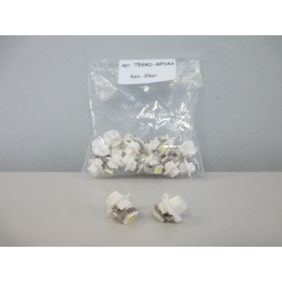 !РАСПРОДАЖА! Светодиод T5 1SMD патрон MF (белый)