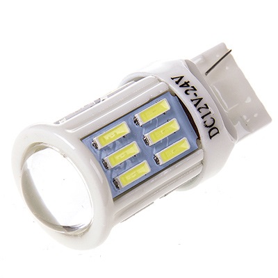 !РАСПРОДАЖА! Светодиод 7440 27 SMD, 7020, w21w, Линза, Керамика, Белый