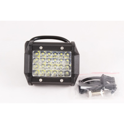 !РАСПРОДАЖА! Светодиодная фара KS-CL-424 S 24 LED, 72W, 95x60x75мм, направл свет 9-32В (Вспышки ФСО)