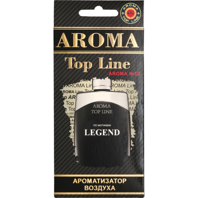М26 Ароматизатор воздуха картон Top Line №53 Mont Blanc LEGEND