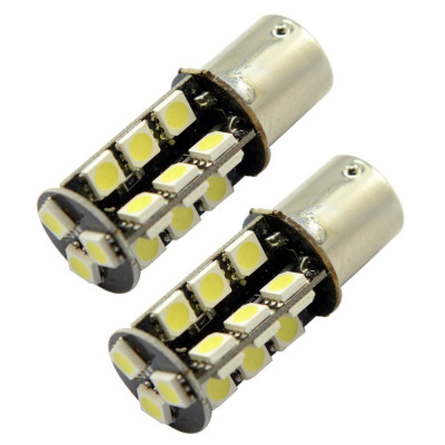 !РАСПРОДАЖА! Светодиод 1157, p21/5w, 18SMD в колбе, белый 180*, разноуровн