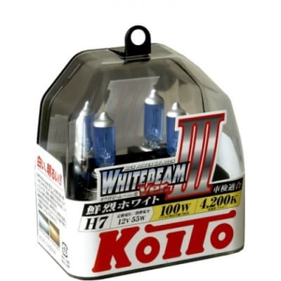 Лампа галогенная Koito Whitebeam III H7 12V 55W (2шт.)