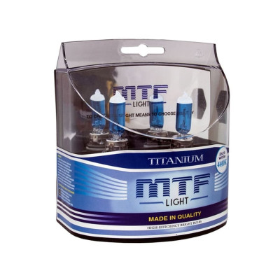 !РАСПРОДАЖА! Лампа галогенная MTF Light Titanium HB3 12V 65W (1шт.)
