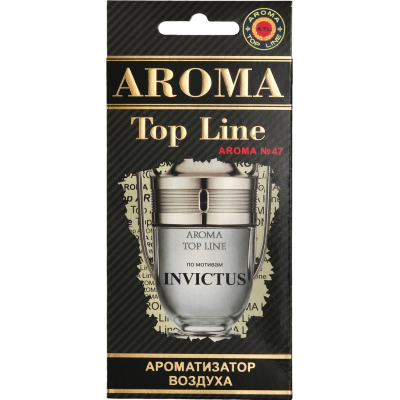 М23 Ароматизатор воздуха картон Top Line №47 Paco Rabanne INVICTUS