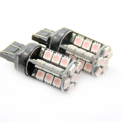 !РАСПРОДАЖА! Светодиод 7443 30SMD 5050 w21/5w, с обманкой, белый