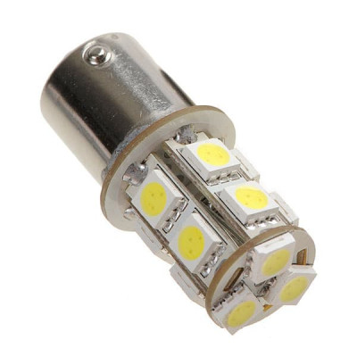 !РАСПРОДАЖА! Светодиод 1157 13SMD 5050 p21/5w, 5000К (Белый) 180*, разноуровн