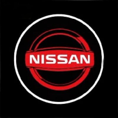 !РАСПРОДАЖА! Проекция логотипа NISSAN Красный (069)