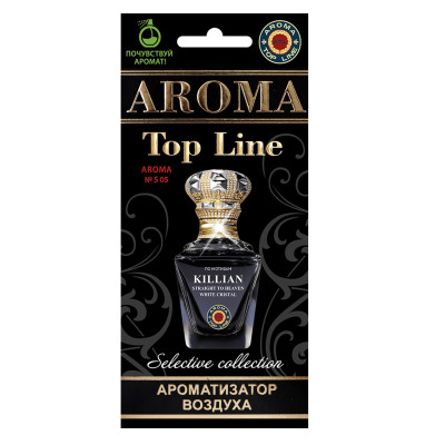 S05 Ароматизатор воздуха картон Top Line Kilian White Crystal (выводим)