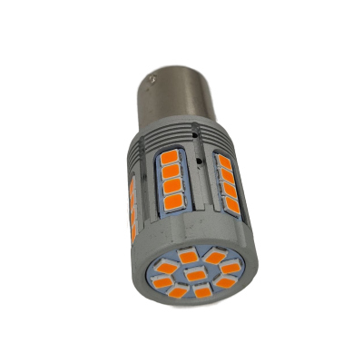 Светодиод FARDEUS C-1156S-A, CAN, SUMSUNG-33SMD, 24W/2400LM, одноур.180*,оранжевые,биполярные,12-24V